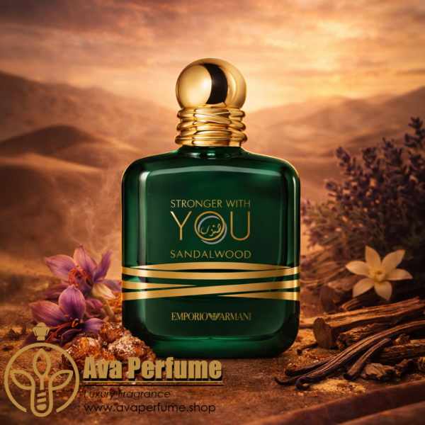 عطر ادکلن جورجیو آرمانی امپریو آرمانی استرانگر ویت یو صندل وود(۱۰۰میل) | Giorgio Armani Emporio Armani Stronger With You Sandalwood(100ml) - Image 3