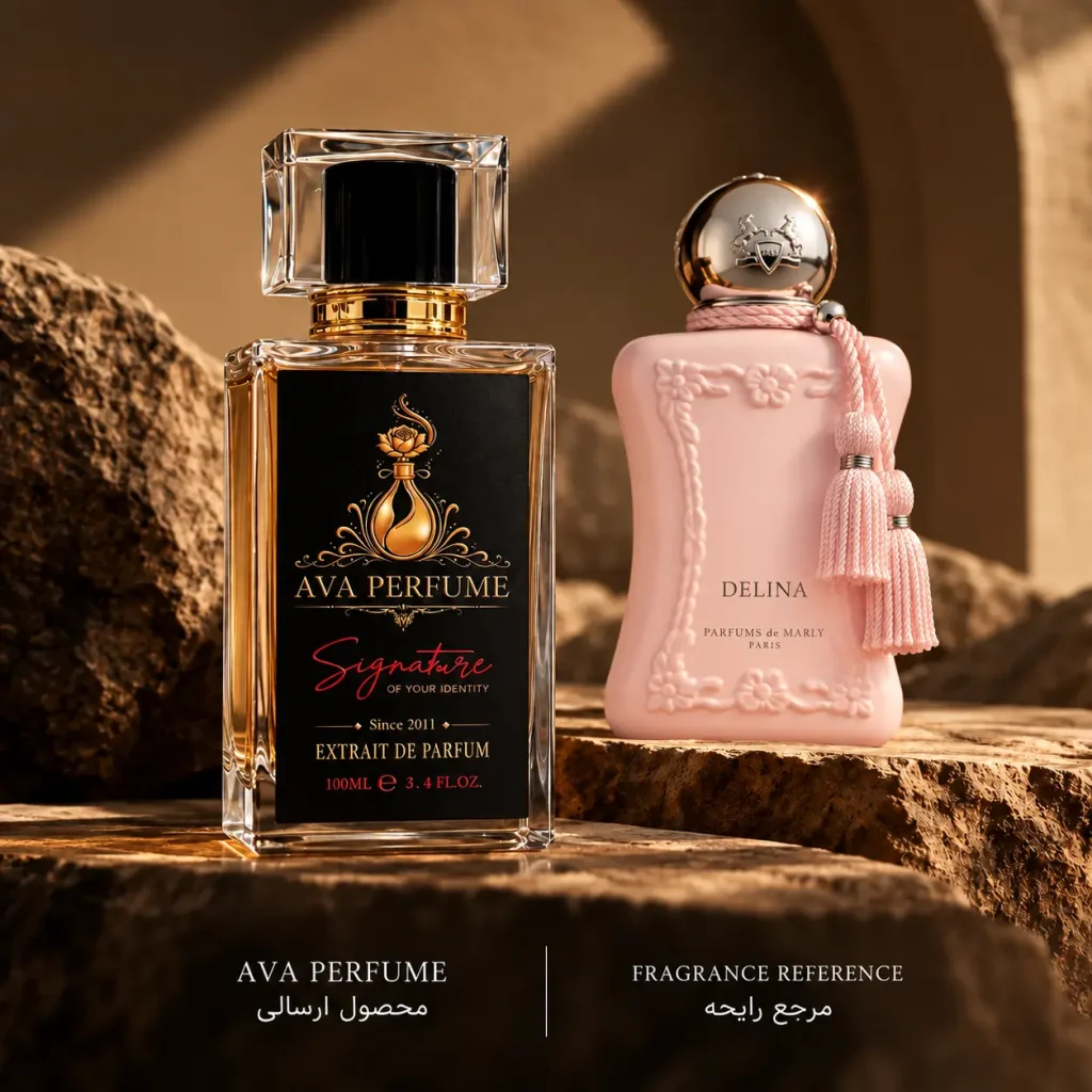 عطر ادکلن پارفومز دی مارلی دلینا اکسکلوسیف ۱۰۰ میل | نسخه اختصاصی آوا پرفیوم | Parfums de Marly Delina Exclusif 100ml