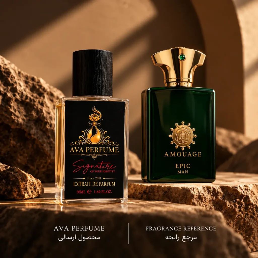 عطر ادکلن آمواج اپیک من ۵۰ میل | نسخه اختصاصی آوا پرفیوم | Amouage Epic Man 50ml
