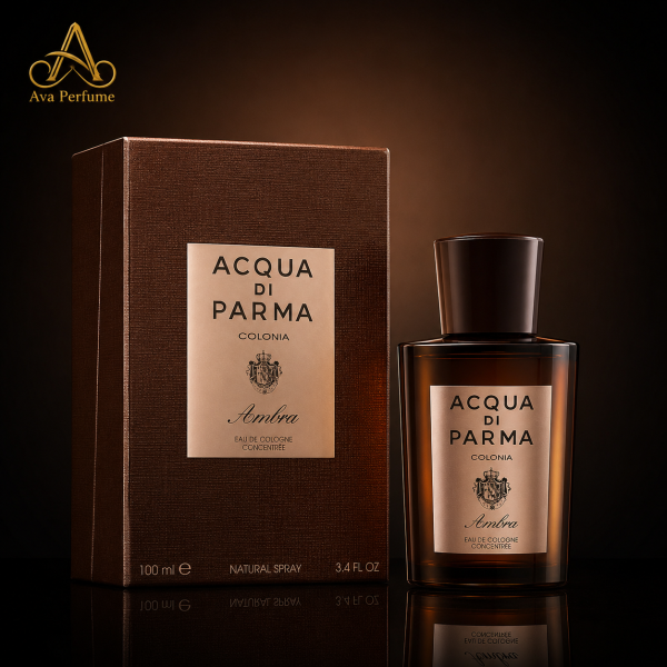 خرید عطر آکوا دی پارما کولونیا آمبرا با رایحه چوبی و عنبر سائل از آوا پرفیوم
