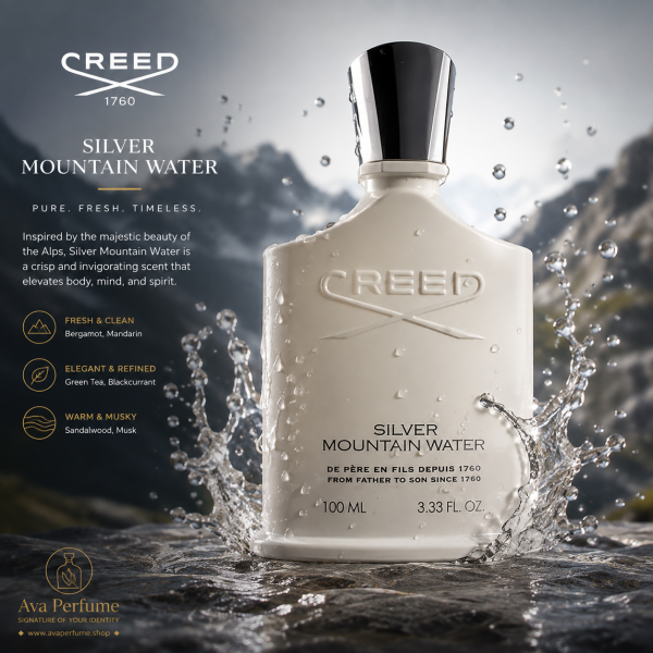 عطر ادکلن کرید سیلور مانتین واتر Creed Silver Mountain Water اصل